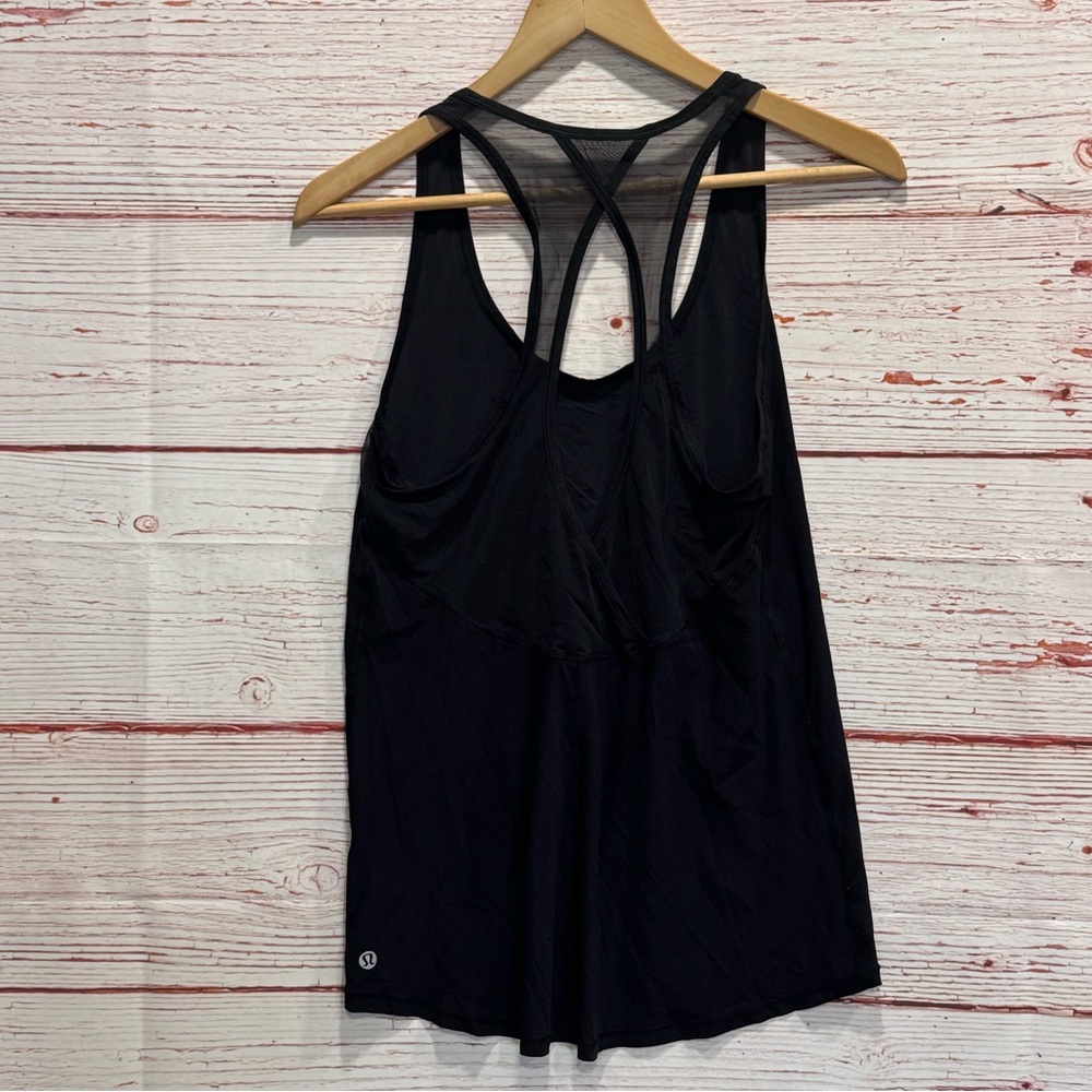 Lululemon Tranquil Tank in Black Sz 4 - Picture 9 of 11